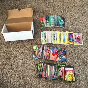 1991 Marvel Universe DC Skybox Masterpieces Marvel Masterpieces Plasm Cards